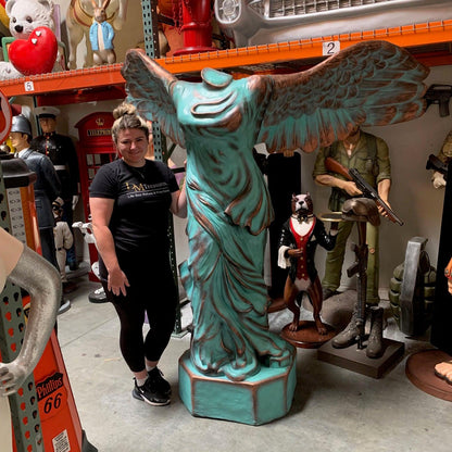 Angel On Base Life Size Statue