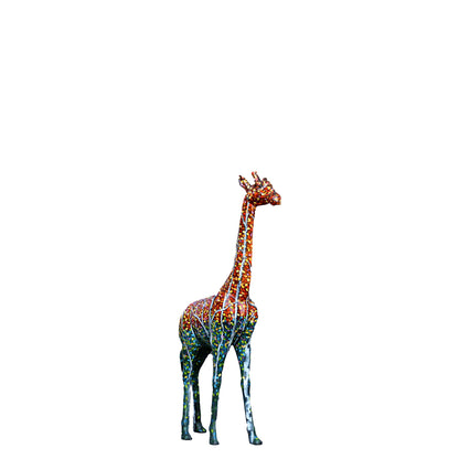 Walking Pop Giraffe Statue