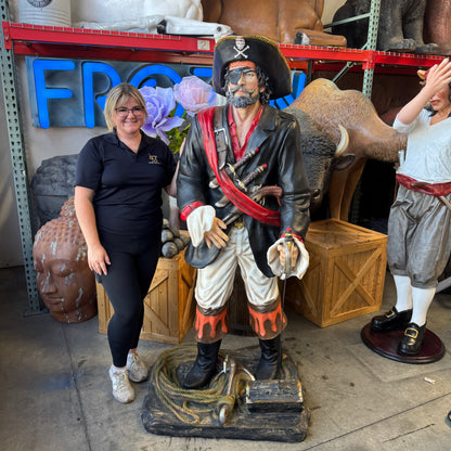 Pirate Captain Life Size Statue