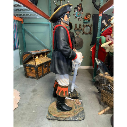 Pirate Captain Life Size Statue