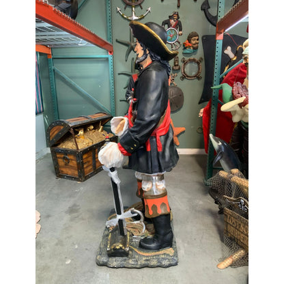 Pirate Captain Life Size Statue