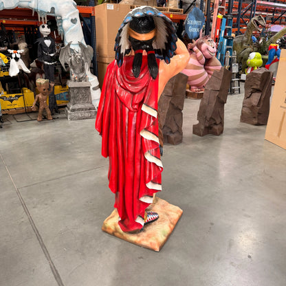 Tobacco Indian Chief Cigar Store Life Size Statue LS241-3459-A