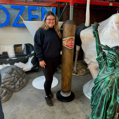 Cigar Prop Over Size Statue