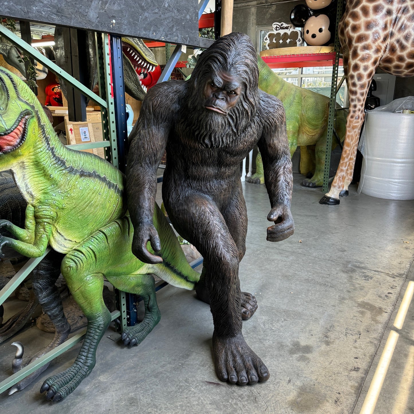 Yeti Bigfoot Life Size Statue