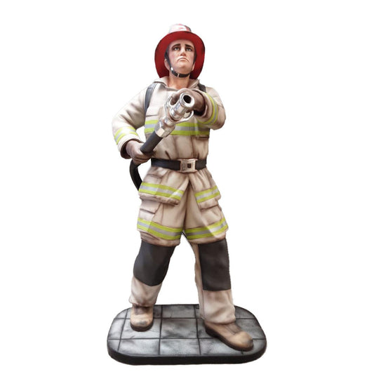 Fire Man Life Size Statue