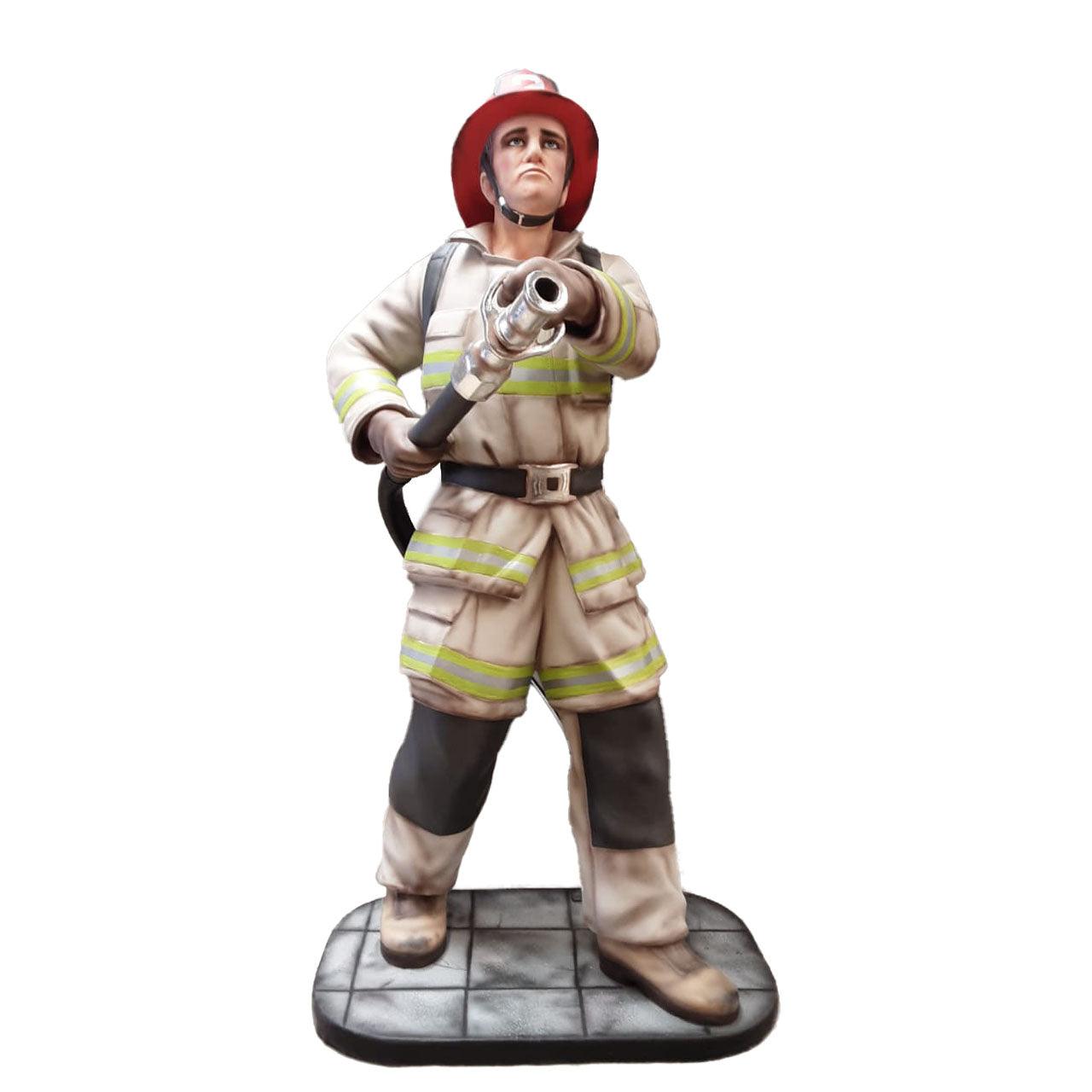 Fire Man Life Size Statue - LM Treasures Prop Rentals 