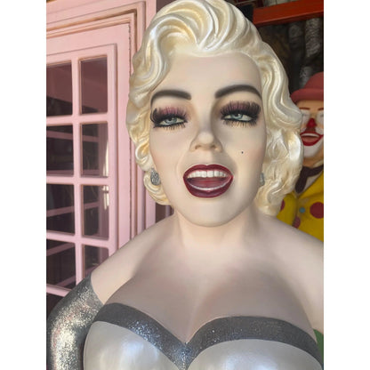 Actress In Silver Statue