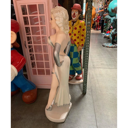 Actress In Silver Statue