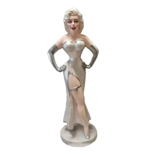 Actress In Silver Statue