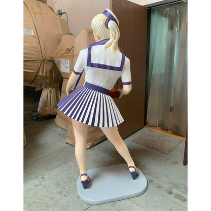 Blue Usherette Statue