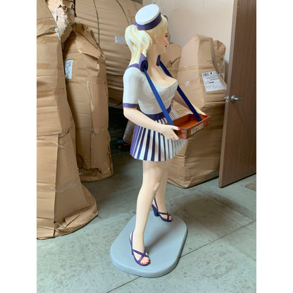 Blue Usherette Statue