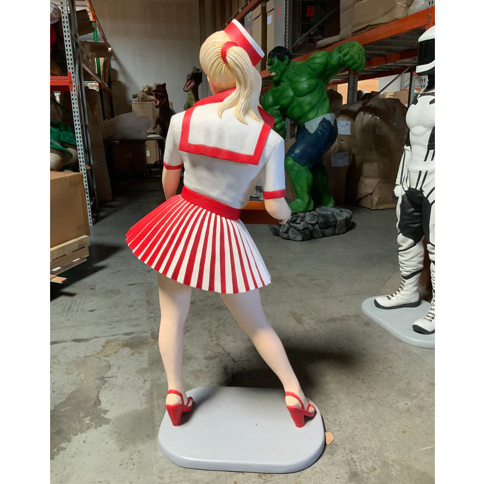 Red Usherette Statue