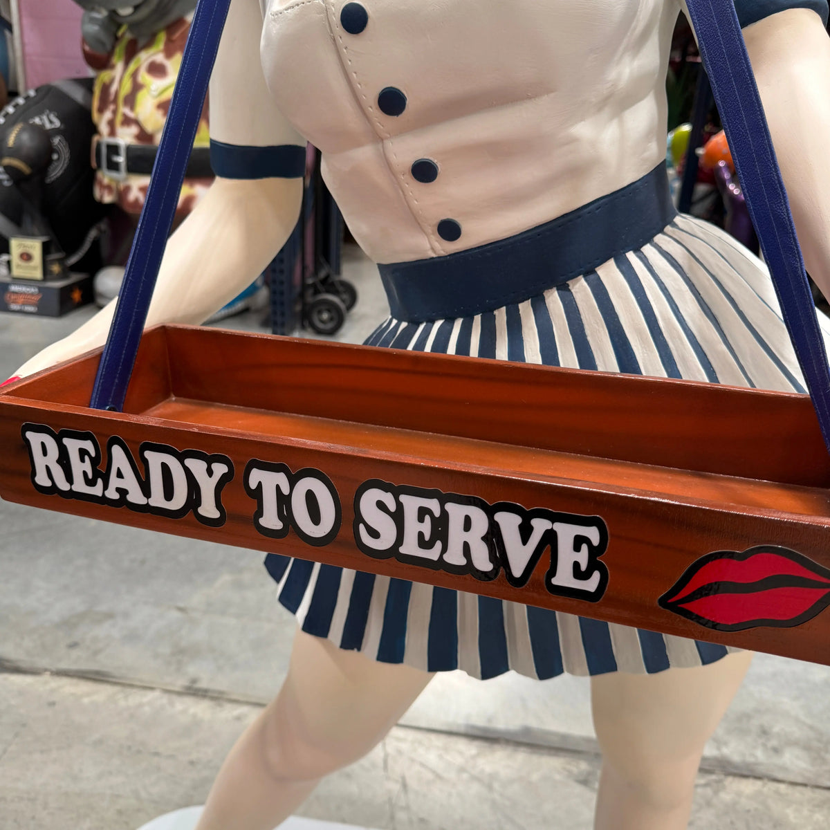 Blue Usherette Statue LS394B-3574-A