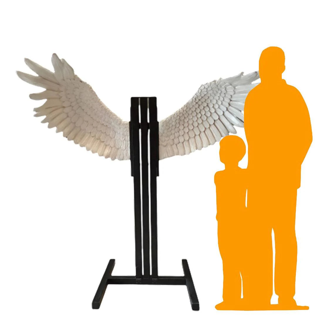 Adjustable Angel Wings Photo Op Statue