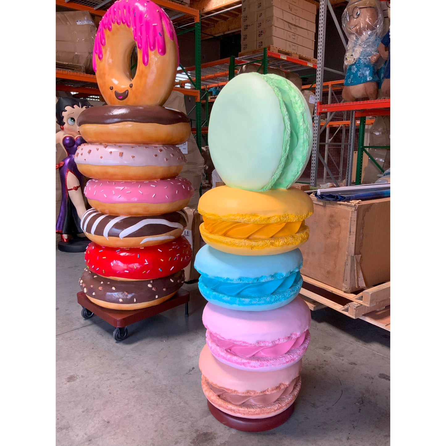 Medium Stacked Macaroons Statue