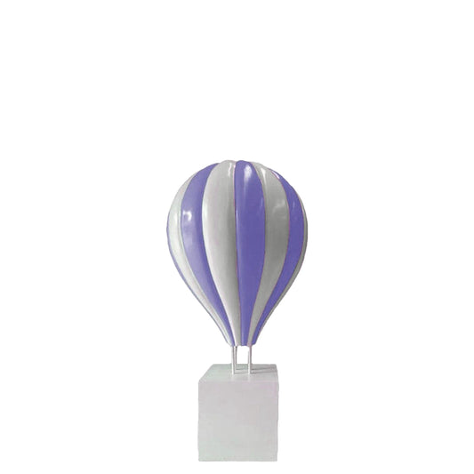 Large Purple Hot Air Balloon Statue