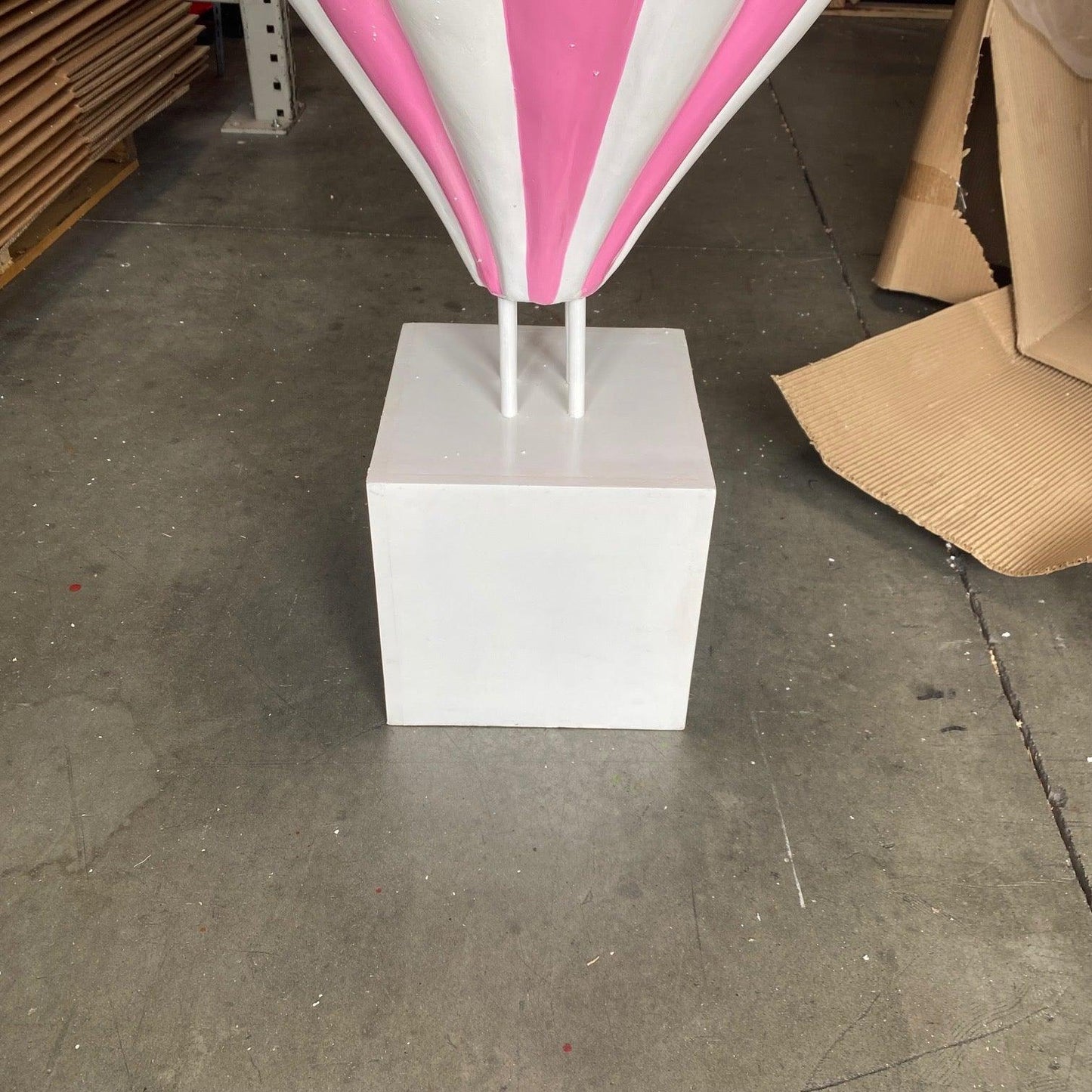 Small Pink Hot Air Balloon Statue