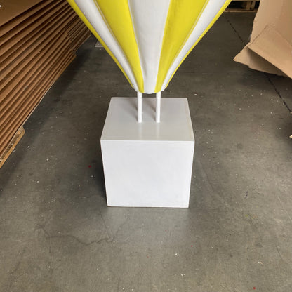 Small Yellow Hot Air Balloon Statue