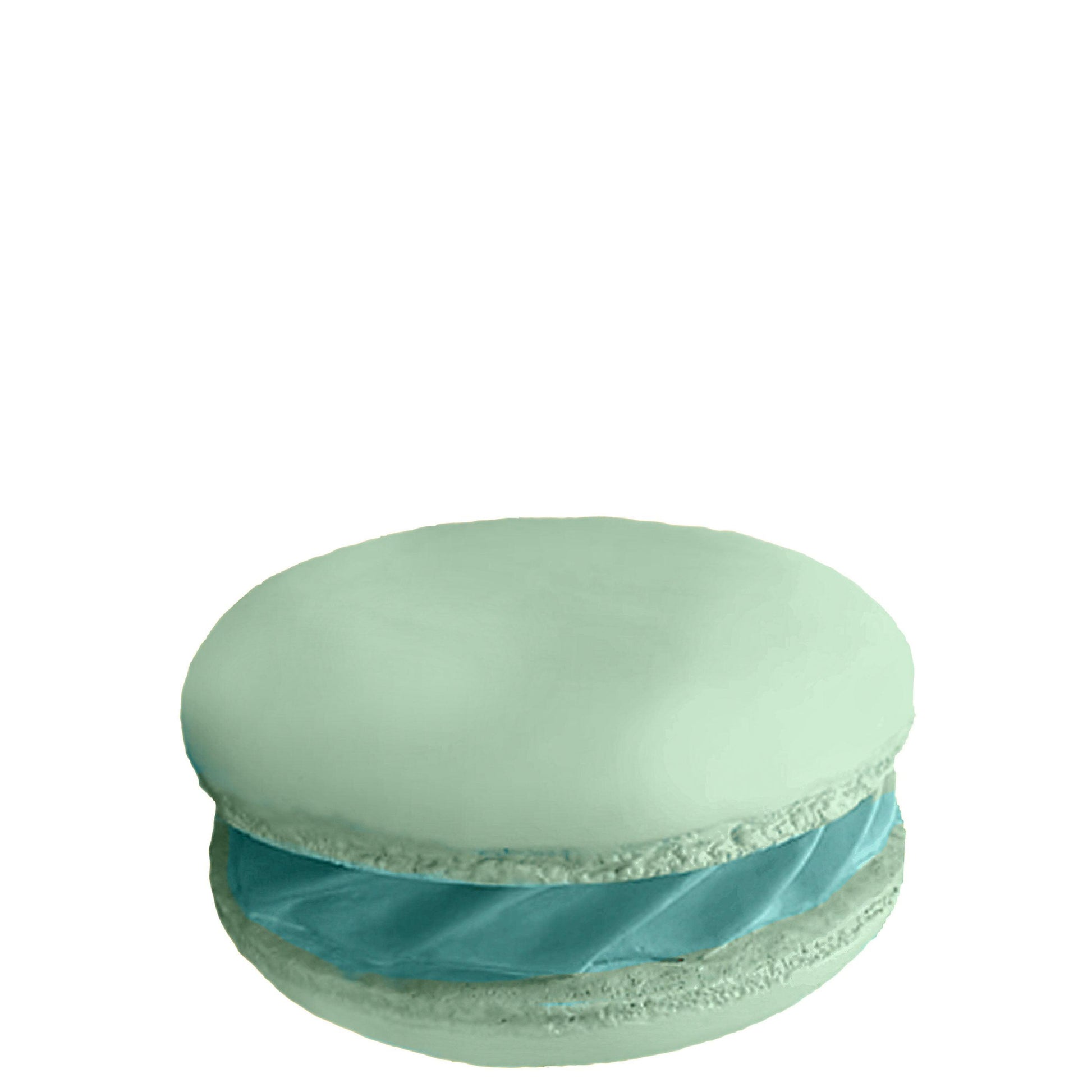 Large Blue Macaroon Statue - LM Treasures Prop Rentals 