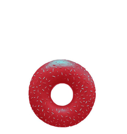 Large Red Donut Statue - LM Treasures Prop Rentals 
