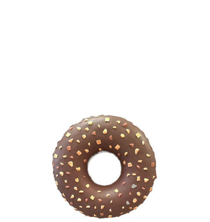 Medium Chocolate Donut With Nuts Statue