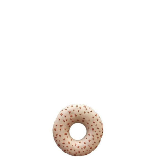 Small Vanilla Donut With Nuts Statue - LM Treasures Prop Rentals 