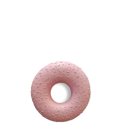 Large Pink Donut Statue
