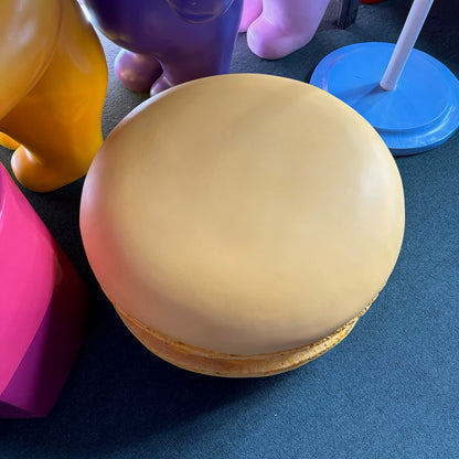 Large Yellow Macaroon Statue