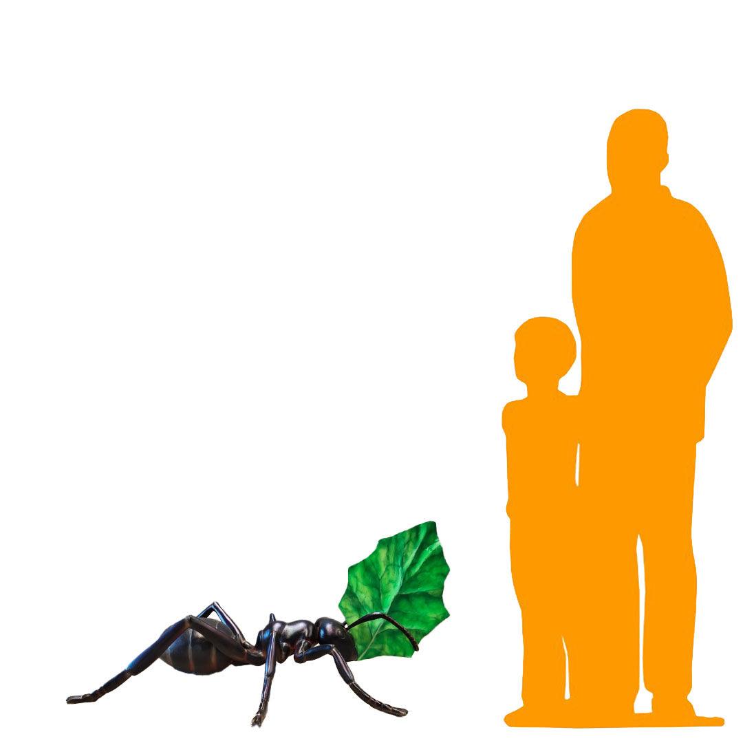 Ant With Leaf Statue - LM Treasures Prop Rentals 