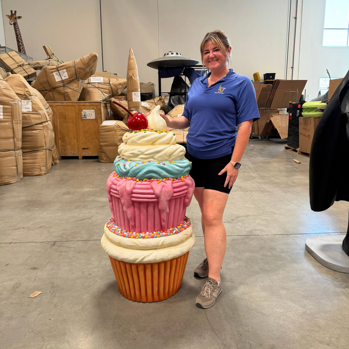 Stacked Cupcake Tower Statue R0210-3664-A