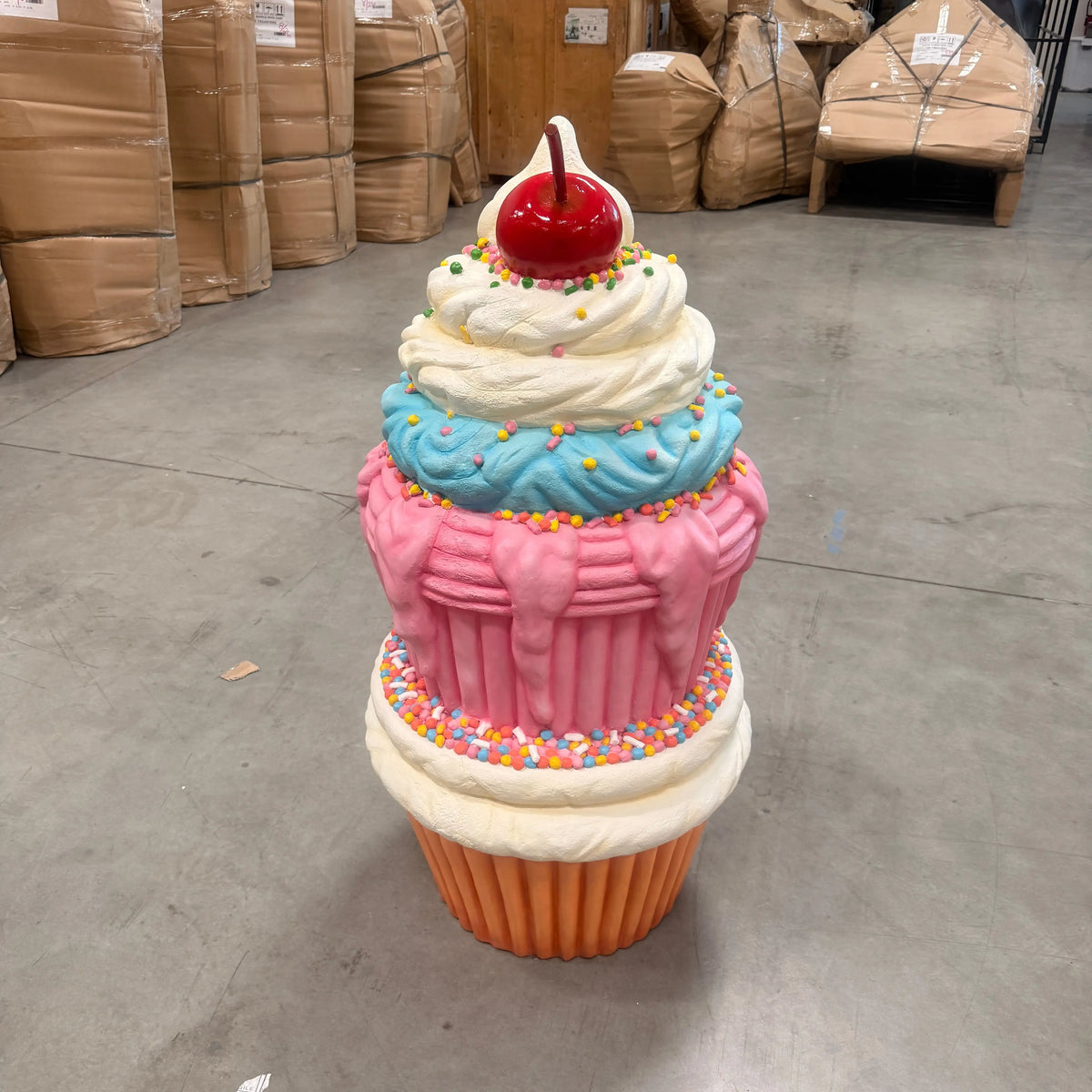 Stacked Cupcake Tower Statue R0210-3664-A