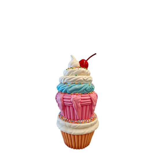 Stacked Cupcake Tower Statue R0210-3664-A