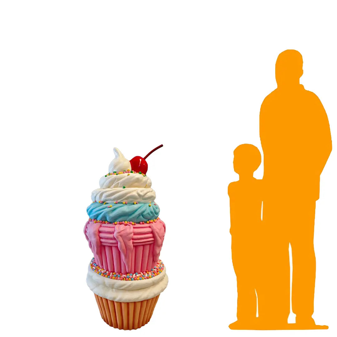 Stacked Cupcake Tower Statue R0210-3664-A