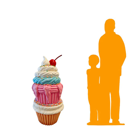 Stacked Cupcake Tower Statue R0210-3664-A