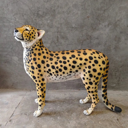 Cheetah Looking Up Statue A0537-3682-A
