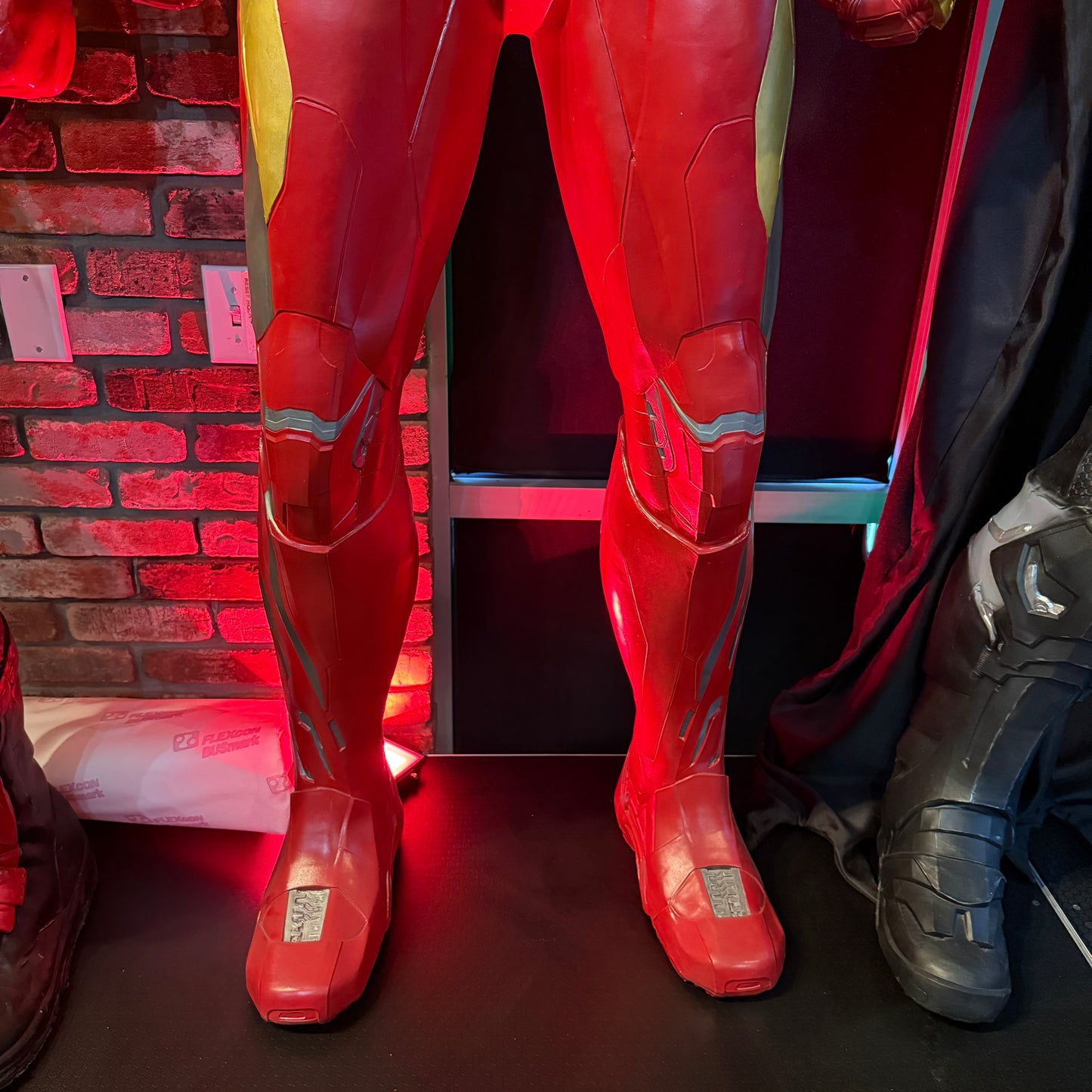 Iron Metal Man Super Hero Statue