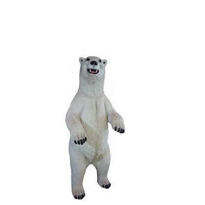 Standing Polar Bear Statue