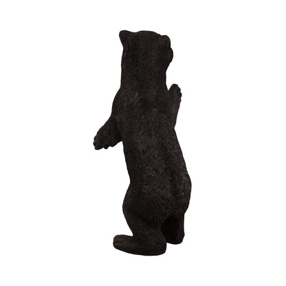 Standing Baby Cub Black Bear Statue