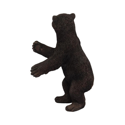 Standing Baby Cub Black Bear Statue