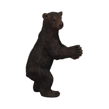 Standing Baby Cub Black Bear Statue