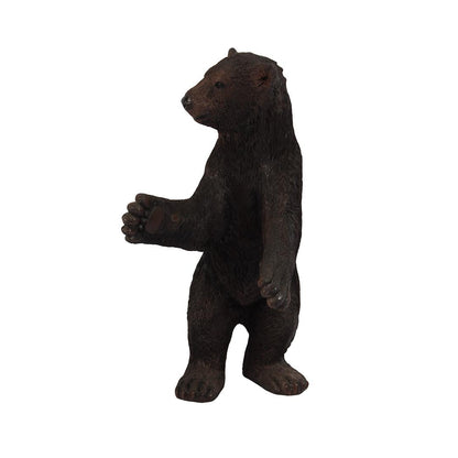 Standing Baby Cub Black Bear Statue