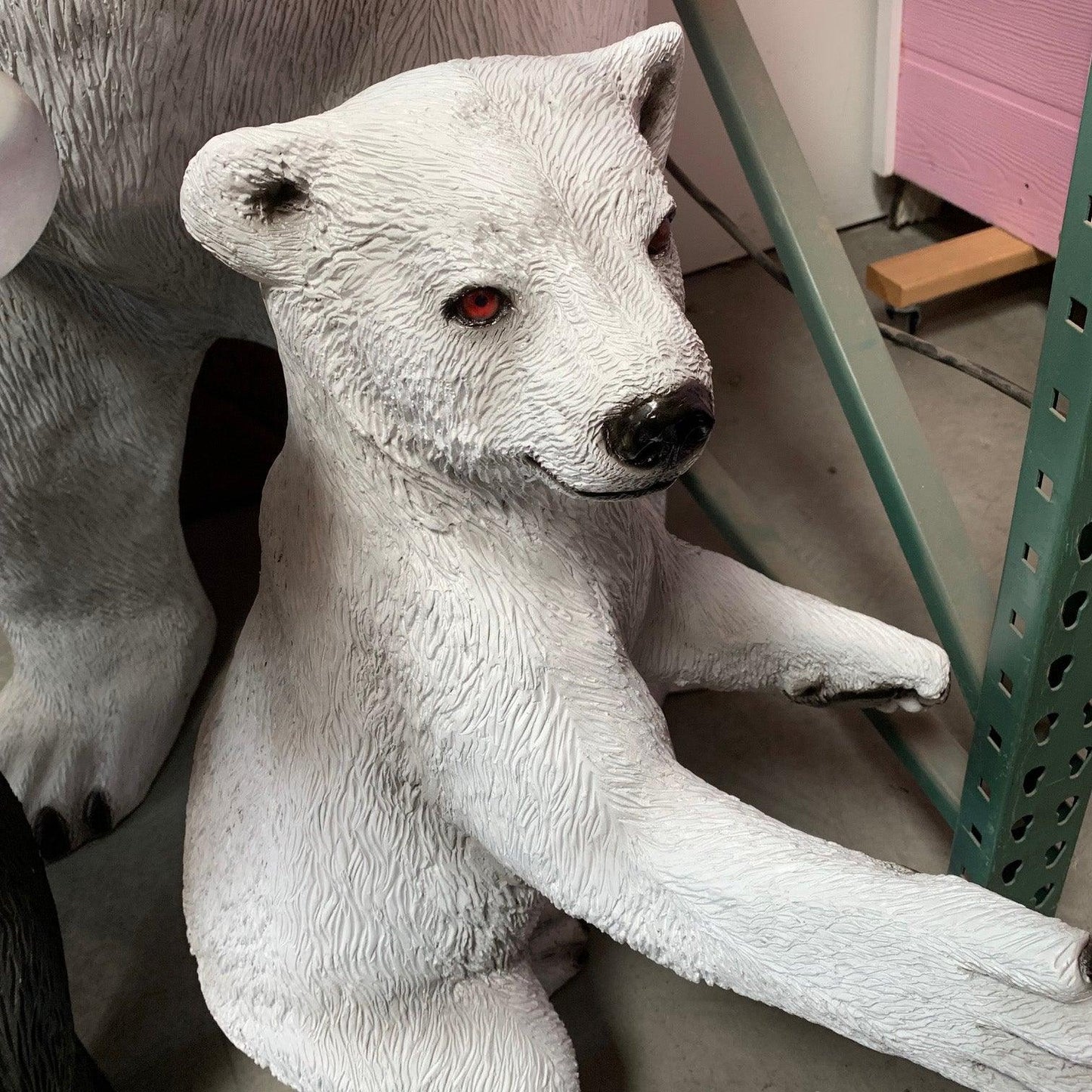 Baby Polar Bear Statue