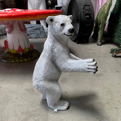 Baby Polar Bear Statue