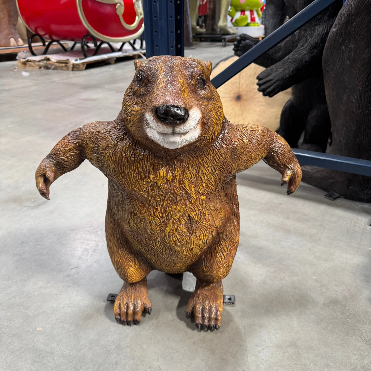 Strong Groundhog Statue A0109-4113-1-T