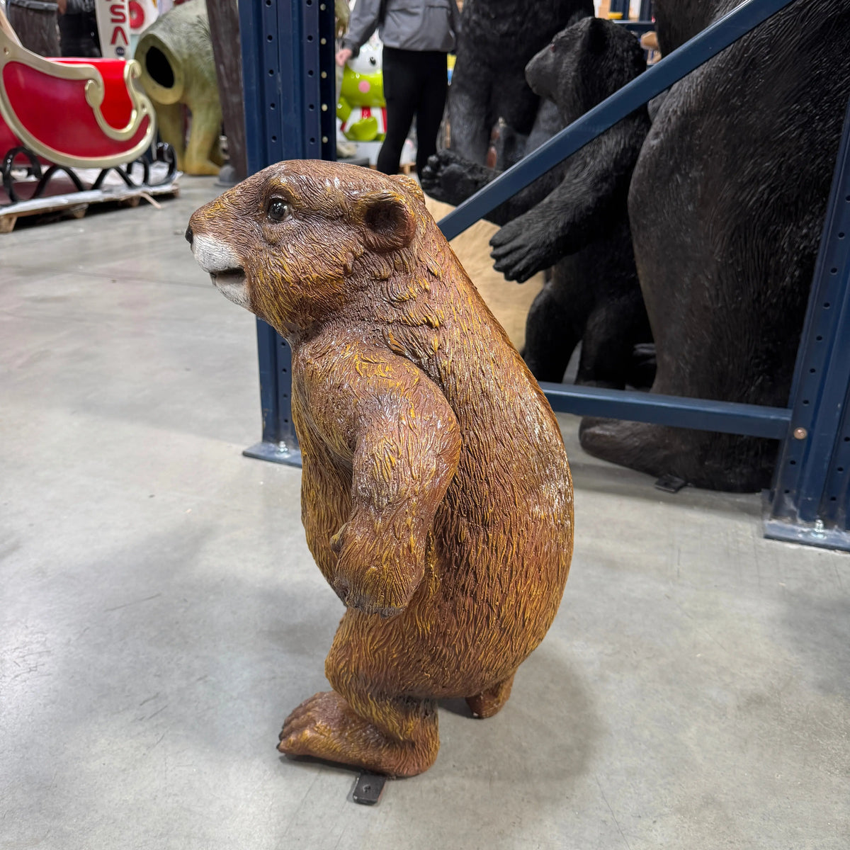 Strong Groundhog Statue A0109-4113-1-T