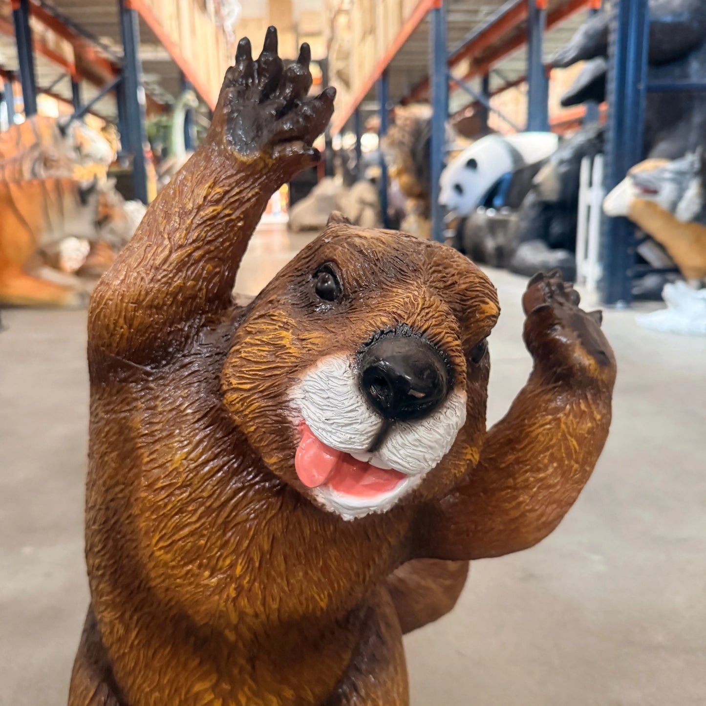 Wild Groundhog Statue A0109-4113-3-T