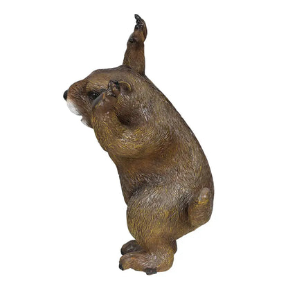 Wild Groundhog Statue A0109-4113-3-T