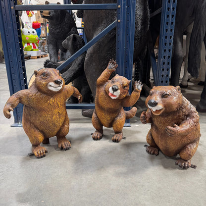 Wild Groundhog Statue A0109-4113-3-T