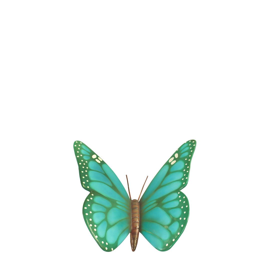 Large Cyan Butterfly Statue - LM Treasures Prop Rentals 