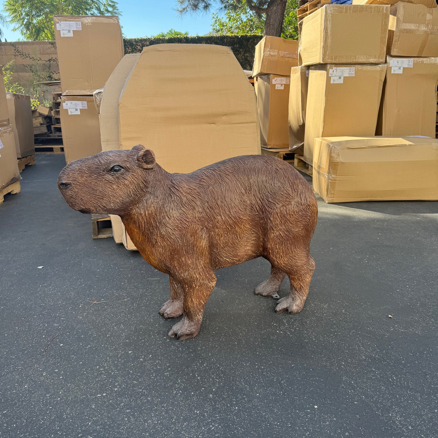 Capybara Mama Statue